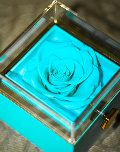 Light Blue Eternal Rose Gift